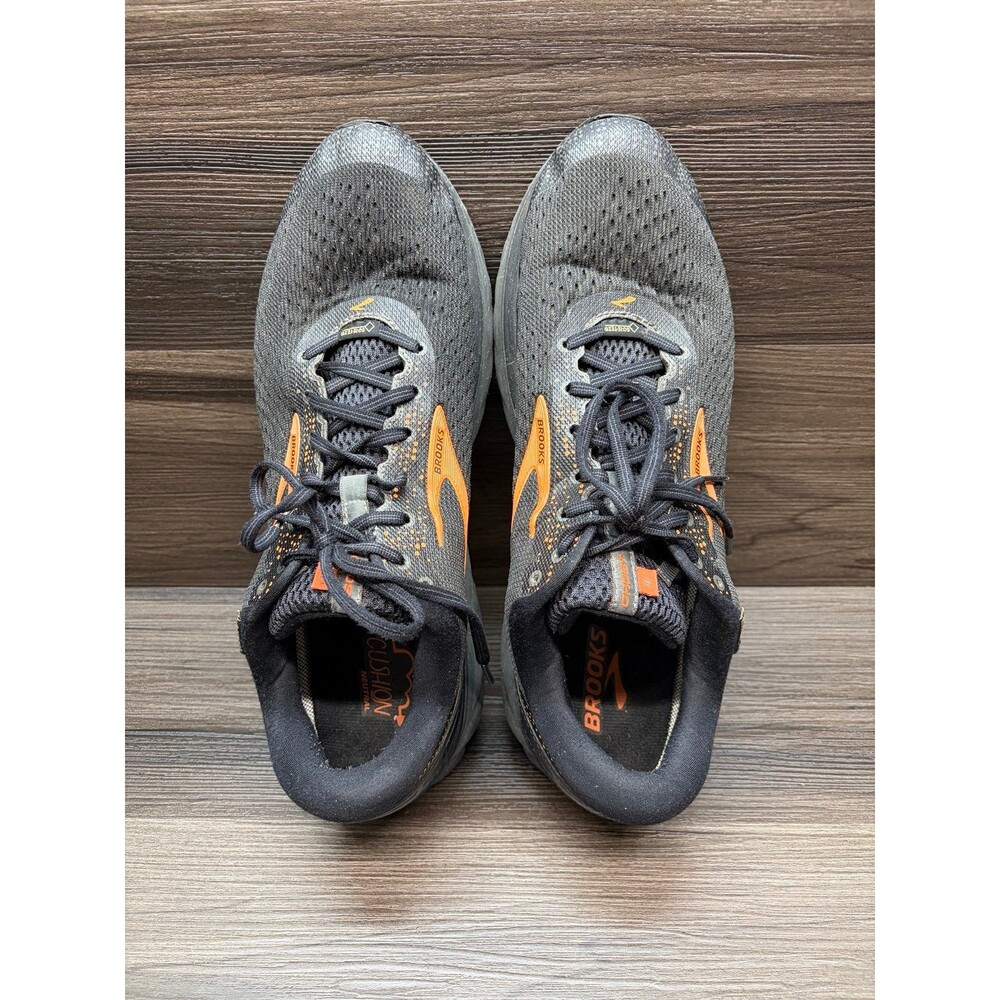 Brooks Ghost GTX Gore-Tex Running Shoes Men’s 14 Black Orange